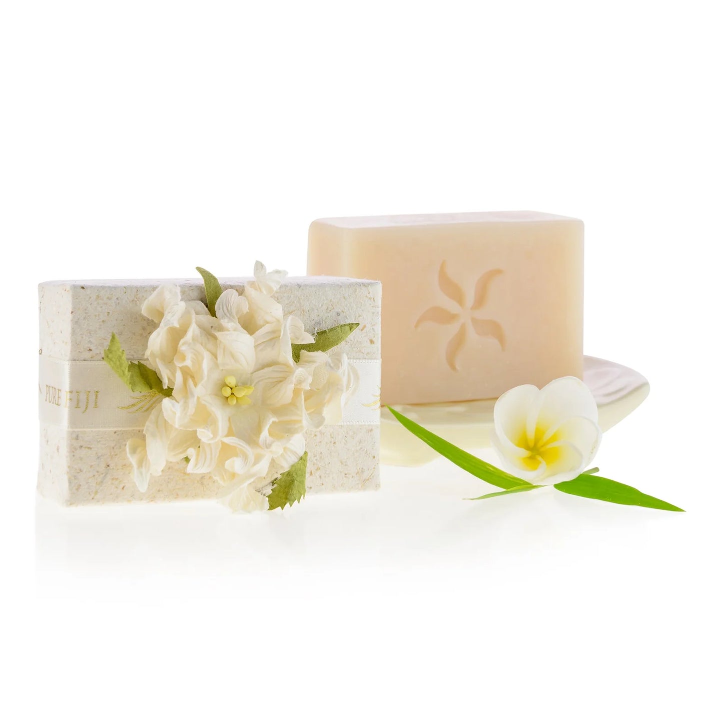 Pure fiji Luxury hand made paper soap Large 110g